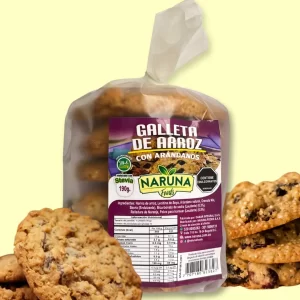 Galletas de Arroz con Arándanos